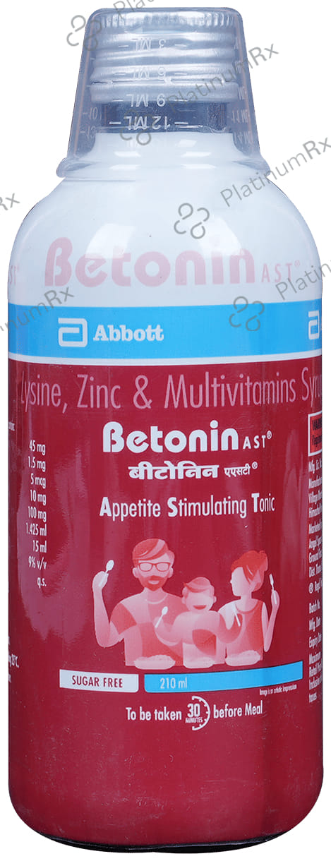 Betonin Ast Sugar Free Syrup 210ml