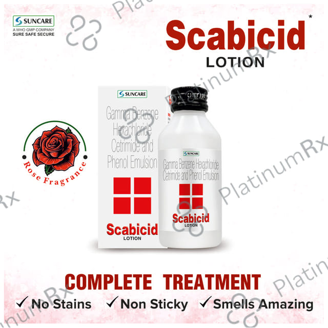 Scabicid Lotion 100 ml Emulsion Suncare Formulations Pvt Ltd
