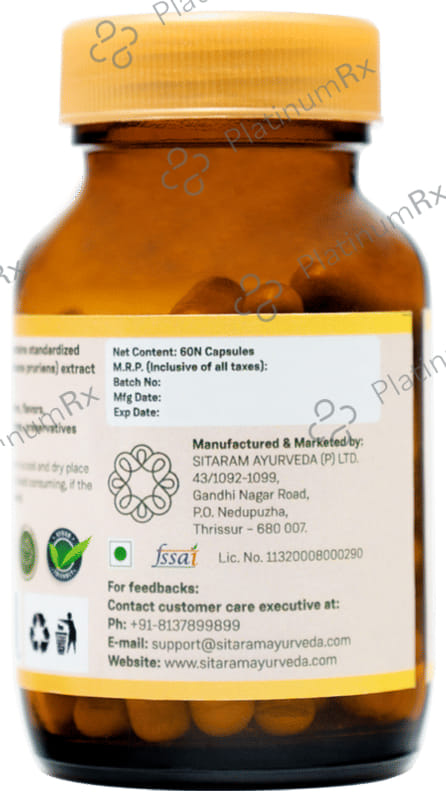 Sitaram Ayurveda Kapikachu Capsule