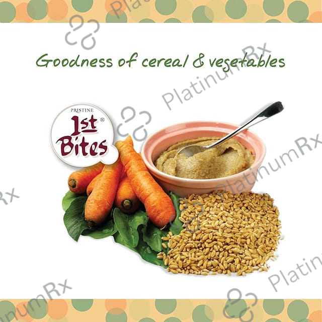 1st Bites Stage 3 Wheat, Spinach And Carrot Baby Cereal Powder 300gm