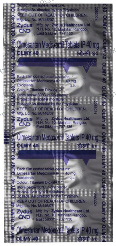 Olmy 40mg Tablet 10s
