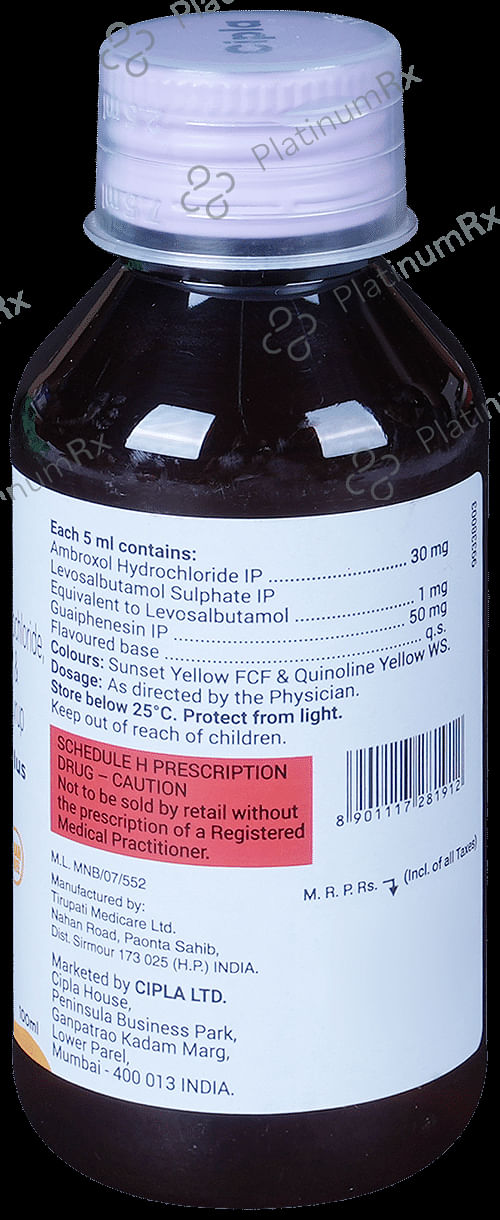 Levolin Plus Syrup Sugar Free Mango