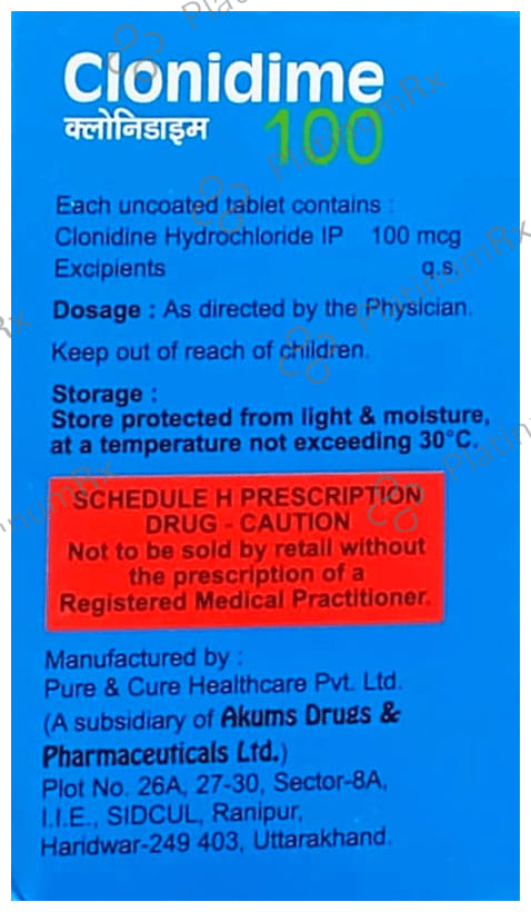 Clonidime 100mcg Tablet 30s