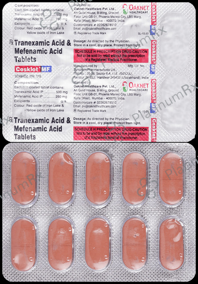 Cosklot MF 500/250mg Tablet 10s