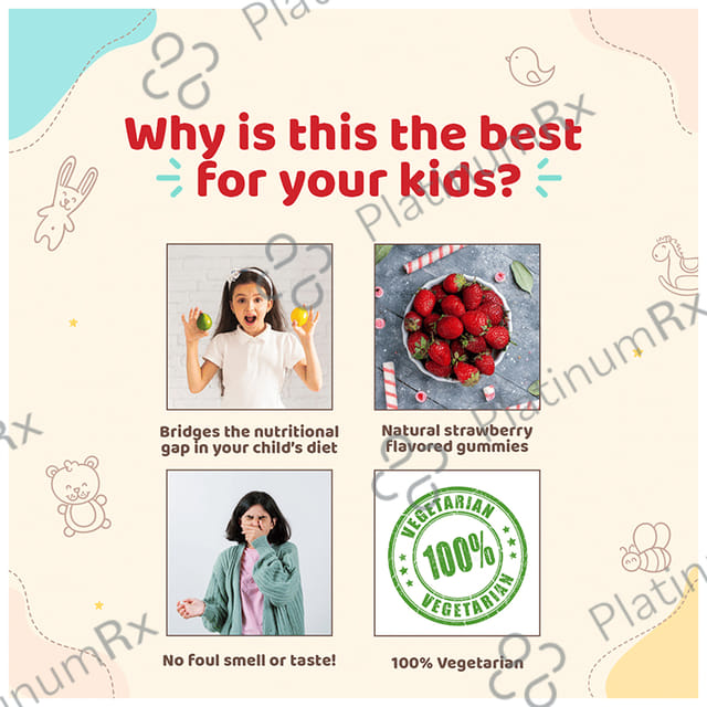 Swisse Me Kids Multivitamin Gummies Strawberry