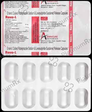 Ravo L 75mg/20mg Capsule