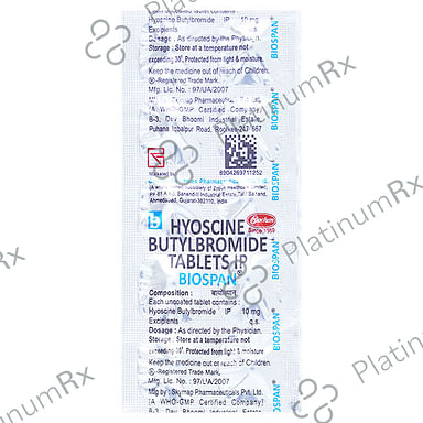 Biospan 10mg Tablet 10s
