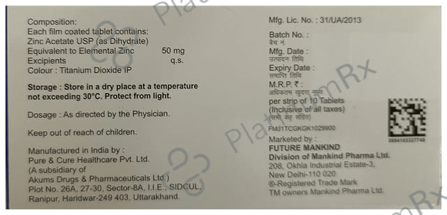 Zincolife Tablet 10s