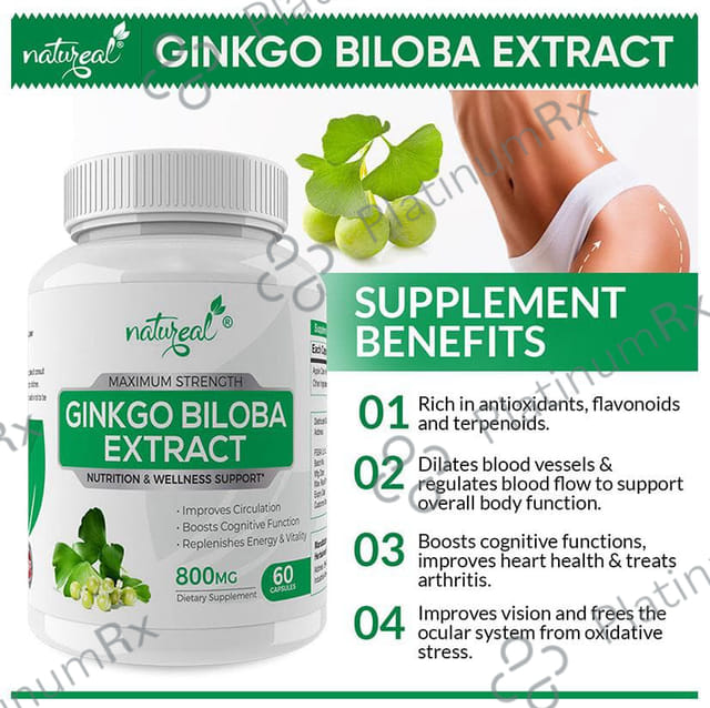 Natureal Ginkgo Biloba Extract 800mg Capsule