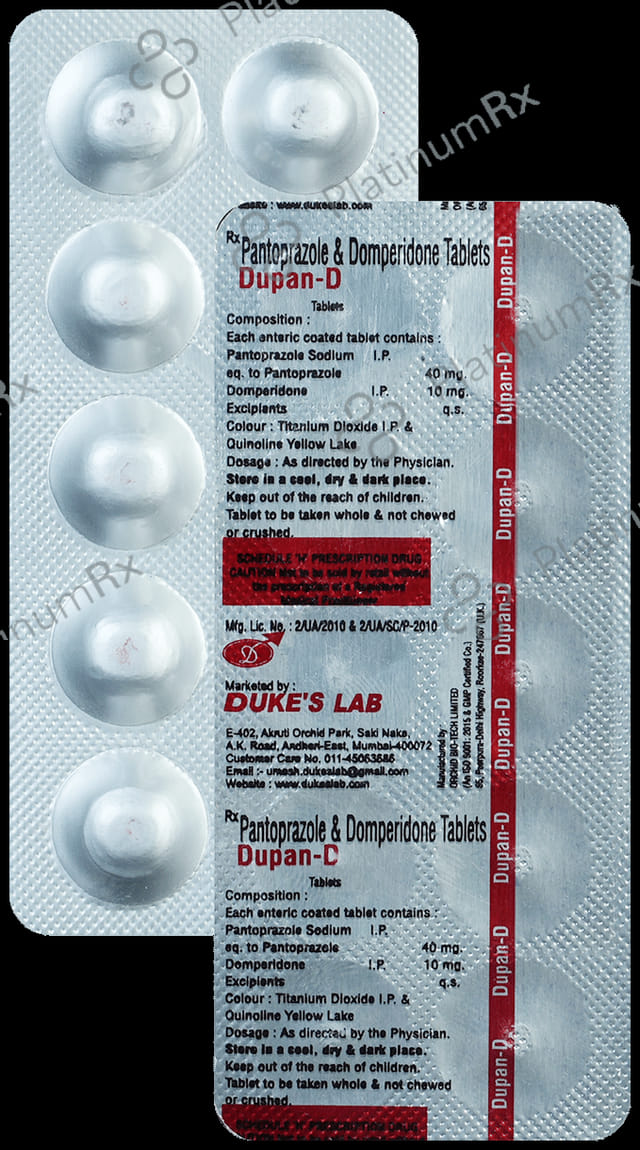 Dupan-D 10mg/40mg Tablet