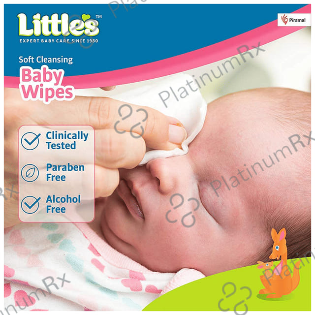 Little's Soft Cleansing Baby Wipes 80 wipes