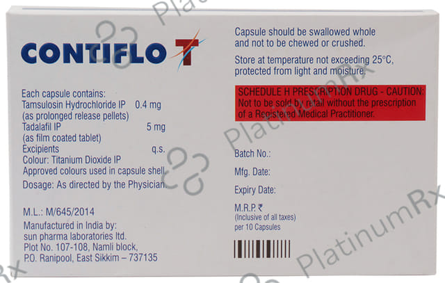 Contiflo T 0.4/5mg Capsule PR 10s
