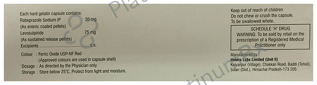 Rabetero L 75/20mg Capsule SR 10s