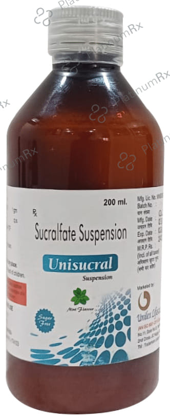Unisucral Oral Suspension Mint Sugar Free