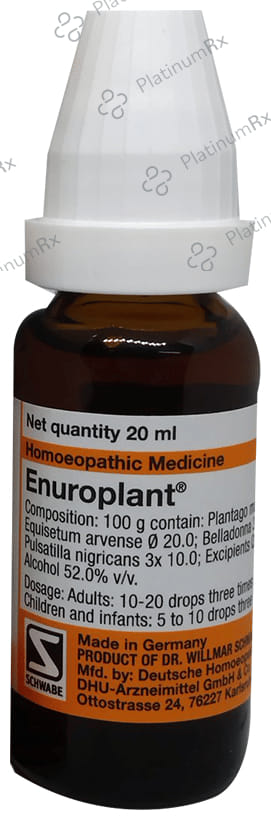 Dr Willmar Schwabe Germany Enuroplant Drop