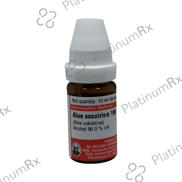 Dr Willmar Schwabe Germany Aloe Socotrina (Aloe Sokotrina) Dilution 1M