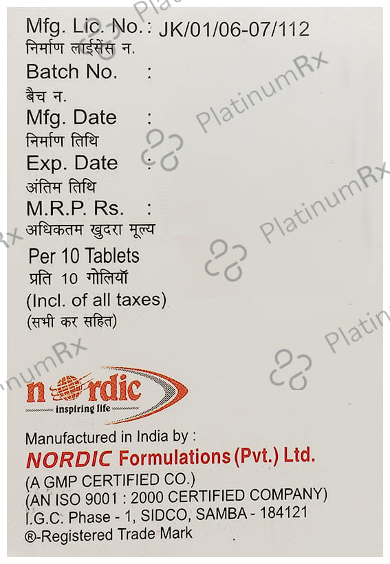 Demo SP 50mg/325mg/15mg Tablet