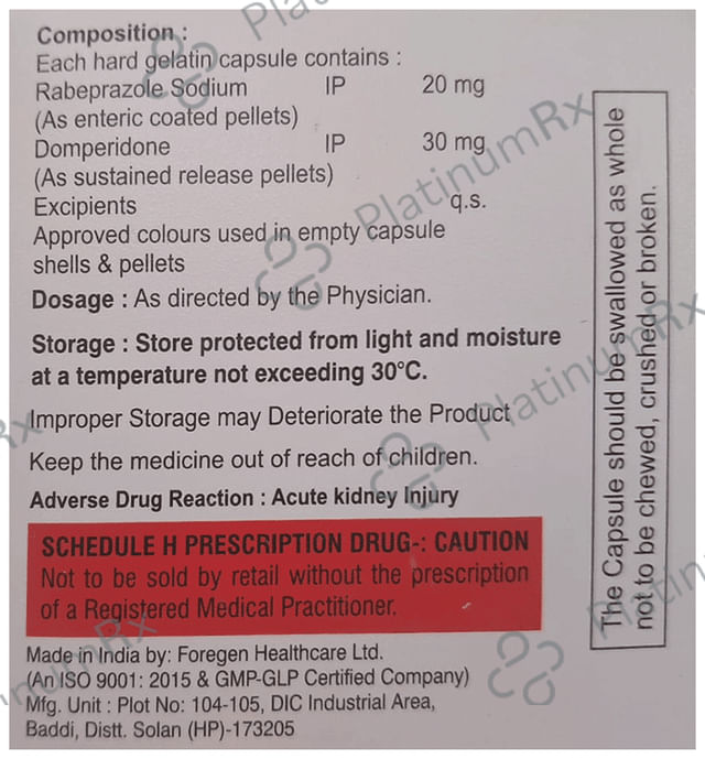 Rabidax DSR Capsule 10s