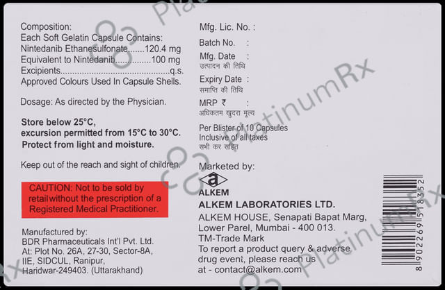 Fibnib 100mg Soft Gelatin Capsule 10s