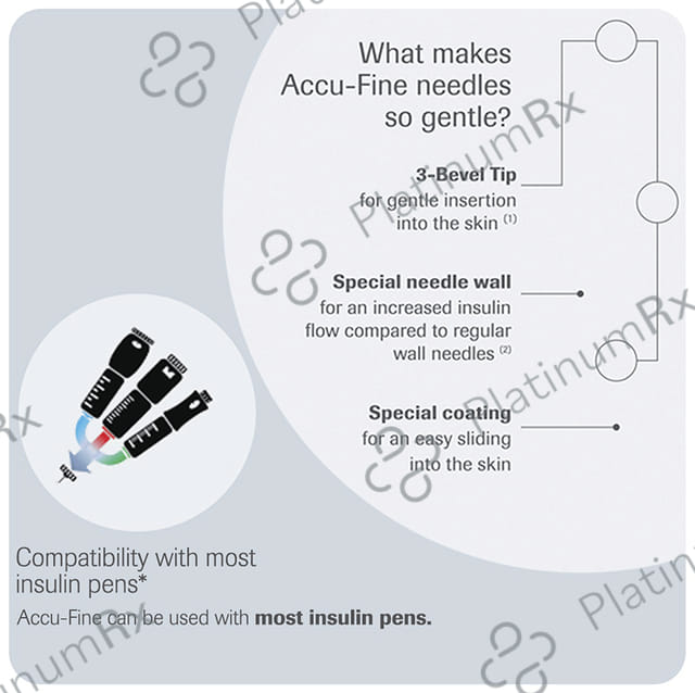 Accu Fine Needle Pen 4mm 32G 100s