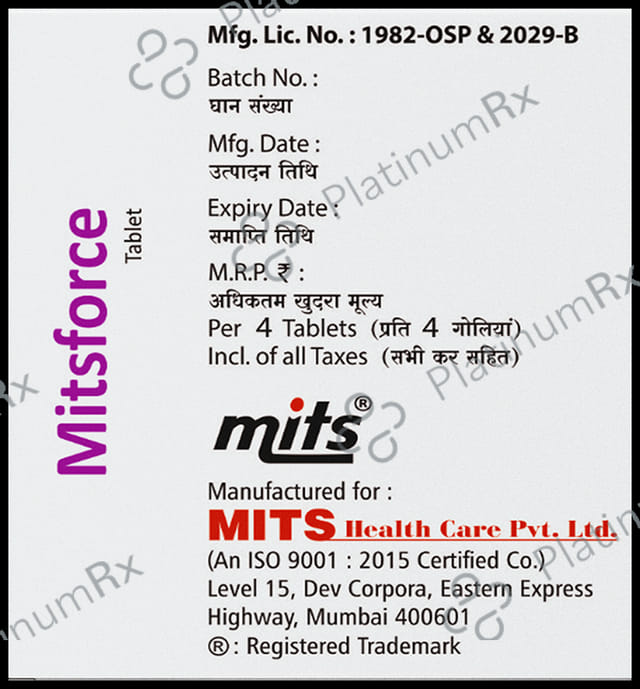 Mitsforce 100mg Tablet