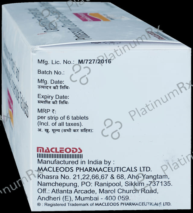 Zedocef CV 50 mg/31.25 mg Tablet