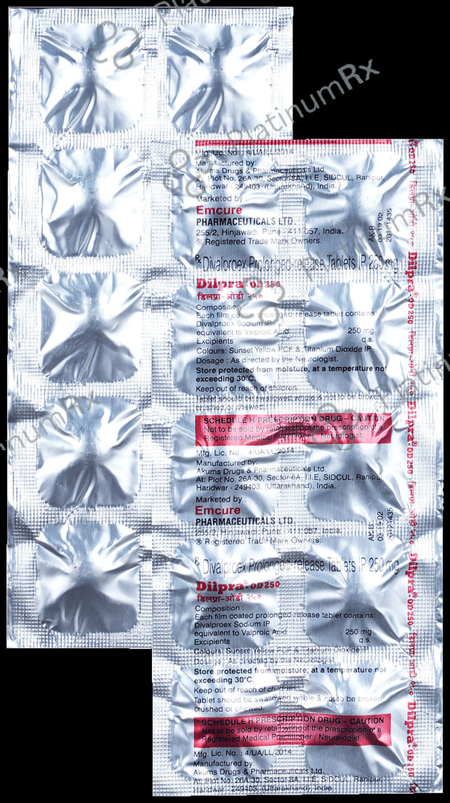 Dilpra OD 250mg Tablet PR 10s