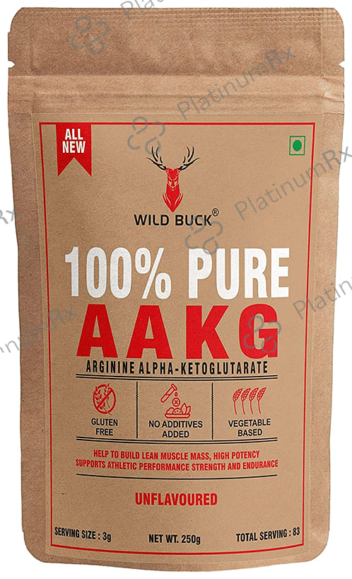 Wild Buck 100% Pure AAKG Powder Unflavored