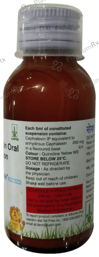 Ceff Forte 250mg Syrup 60ml
