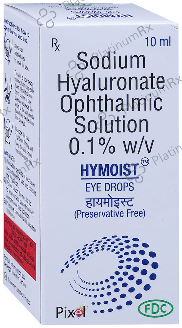 Hymoist 0.1% Ophthalmic Solution 10ml