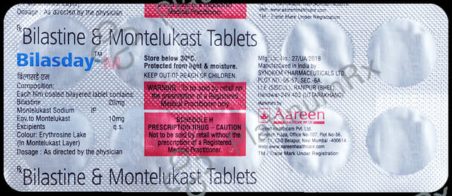 Bilasday M Tablet 10s