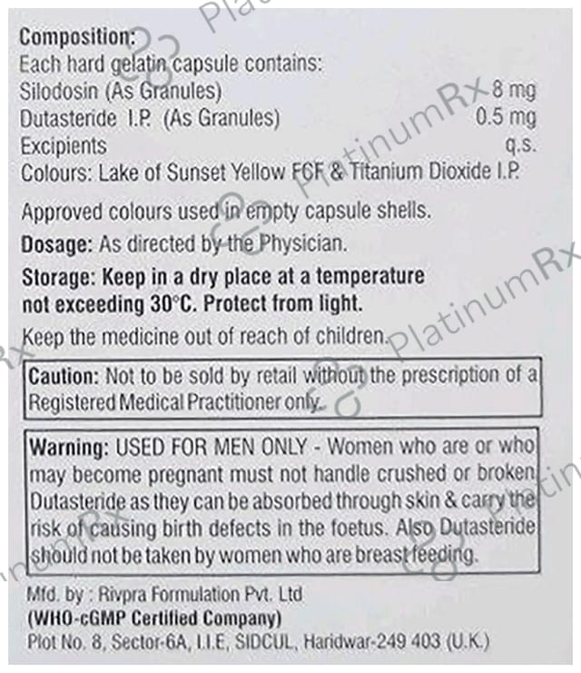 Bphlo DS 8/0.5mg Capsule 10s