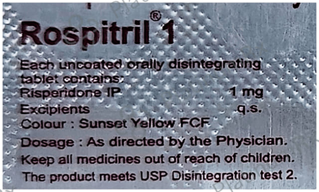 Rospitril 1 Tablet DT