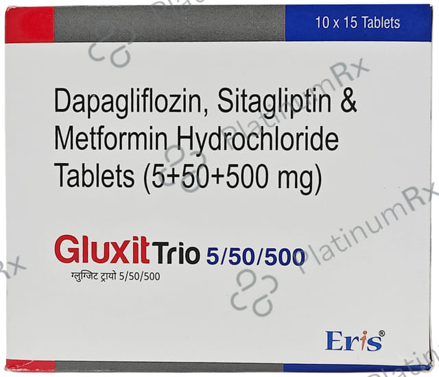 Gluxit Trio 5/500/50mg Tablet 15s