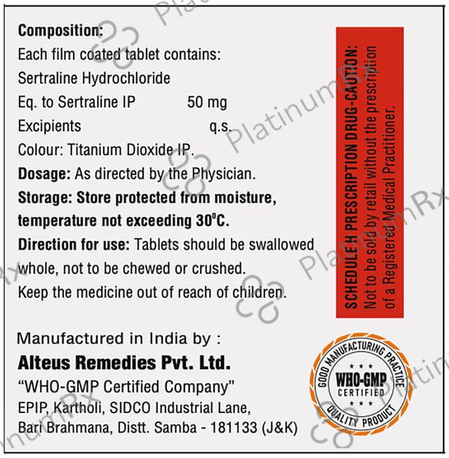Setravin 50mg Tablet 15s