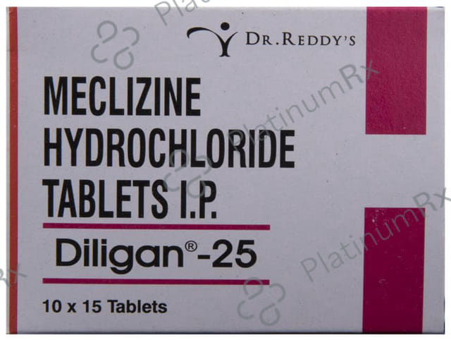 Diligan 25mg Tablet 15s