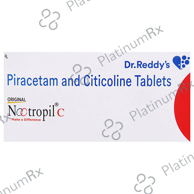 Nootropil C 500/800mg Tablet 10s