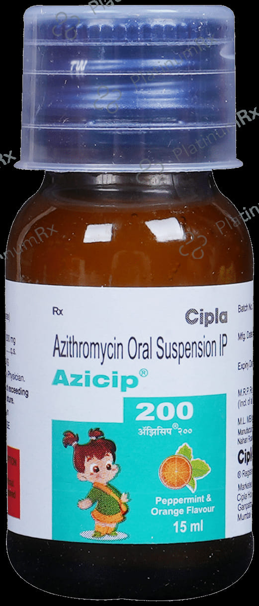 Azicip 200mg Oral suspension 15ml