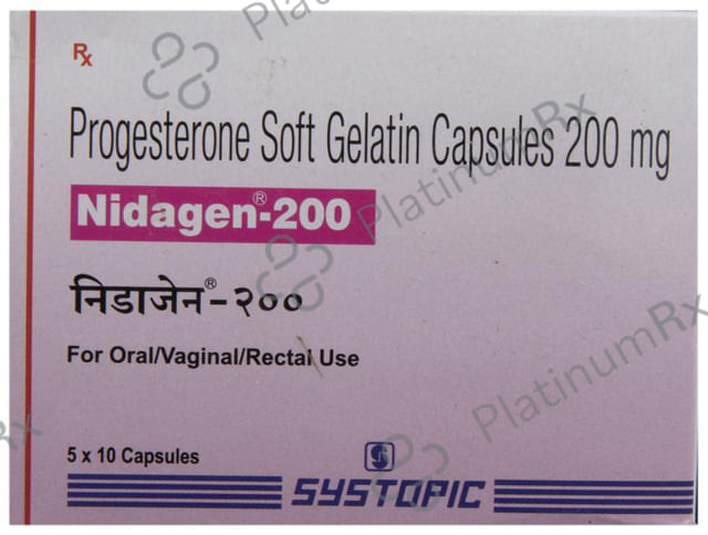 Nidagen 200mg Soft Gelatin Capsule 10s