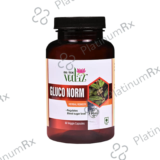 Ek-Tek Vedaz Gluco Norm Veggie Capsule