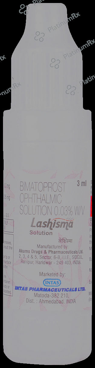 Lashisma 0.03% Ophthalmic Solution 3ml
