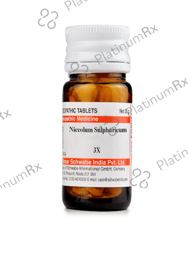 Dr Willmar Schwabe India Niccolum Sulphuricum Trituration Tablet 3X