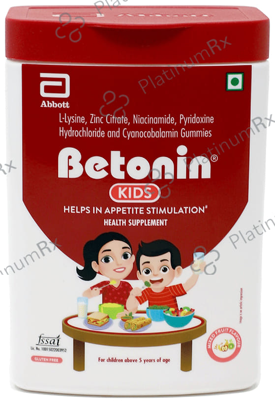 Betonin Kids Mixed Fruit Gummies 30s