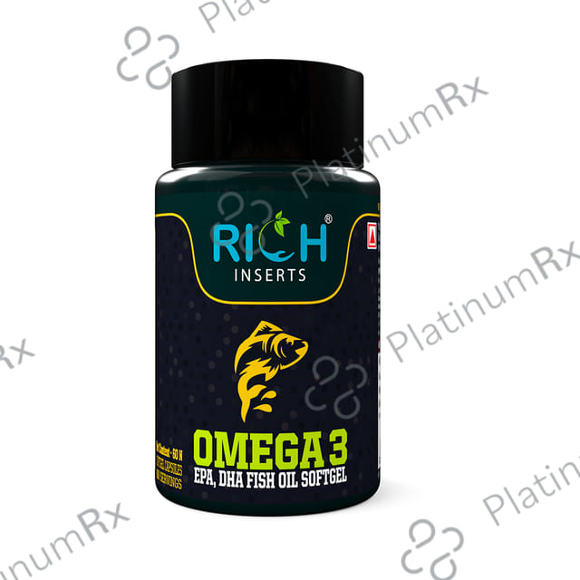 Rich Inserts Omega 3 Softgel Capsule 60s