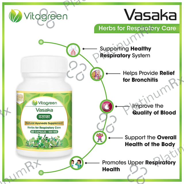 Vitagreen Vasaka 500mg Capsule