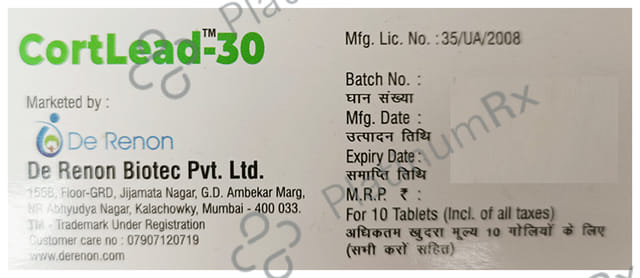 Cortlead 30 Tablet