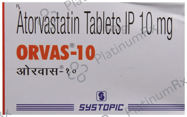 Orvas 10mg Tablet 7s