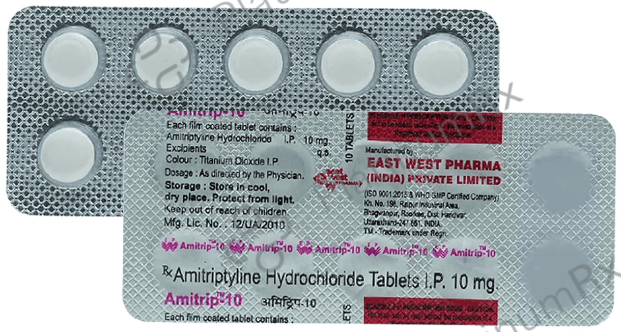 Amitrip 10mg Tablet 10s