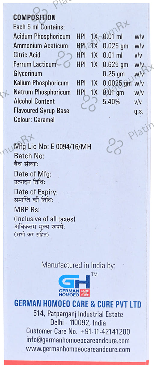 German's Haemoplus Care and Cure Tonic 125 ml