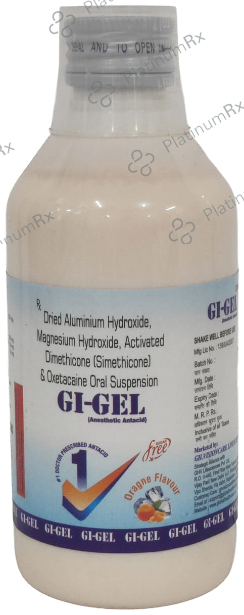 GI Gel Orange Oral Suspension 200ml